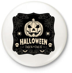 printfashion Halloween - Kitűző, hűtőmágnes - Fehér (3075648)