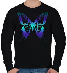 printfashion Pillangó - Férfi pulóver - Fekete (1292153)
