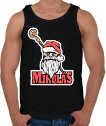 printfashion Mikulás pálcával - Férfi atléta - Fekete (14827295)