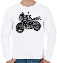 printfashion tdm - Férfi pulóver - Fehér (2930073)