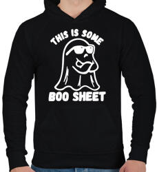 printfashion This is some BOO SHEET (bullshit) - Férfi kapucnis pulóver - Fekete (16631274)