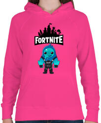 printfashion Fortnite rippley - Női kapucnis pulóver - Fukszia (2176604)