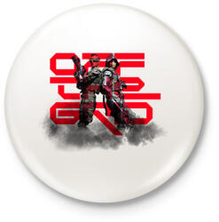 printfashion Off The Grid - Kitűző, hűtőmágnes - Fehér (16797444)