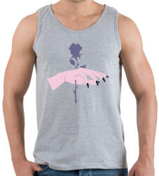 printfashion Rose Hand - Férfi atléta - Sport szürke (2332589)