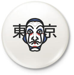 printfashion La casa de papel Japan style - Kitűző, hűtőmágnes - Fehér (4689396)