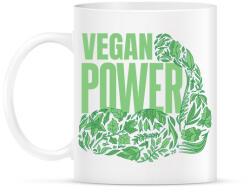 printfashion Vegan power - Bögre - Fehér (14120594)