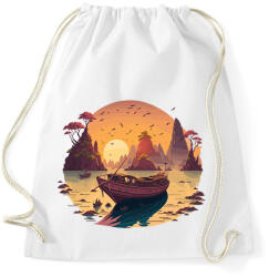 printfashion Tájkép - Sportzsák, Tornazsák - Fehér (14820425)