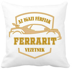 printfashion Ferrari sofőr - Párnahuzat, Díszpárnahuzat - Fehér (4797870)
