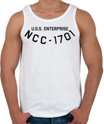 printfashion USS Enterprisee NCC - Férfi atléta - Fehér (2235558)