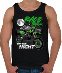 printfashion Cross Motor Race Track - motokrossz - Férfi atléta - Fekete (11558441)