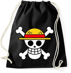 printfashion One piece logó - Sportzsák, Tornazsák - Fekete (13900171)