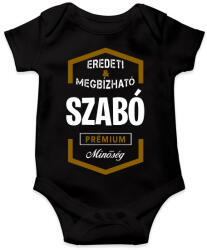 printfashion Szabó prémium minőség - Baba Body - Fekete (1469683)