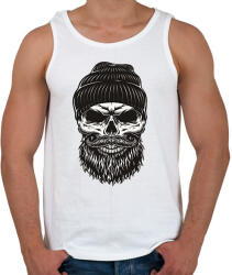 printfashion Koponya - Férfi atléta - Fehér (5781843)