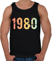 printfashion 1980 - Férfi atléta - Fekete (11825487)