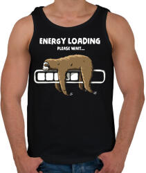 printfashion Energia betöltése - Férfi atléta - Fekete (2269557)