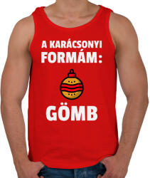 printfashion KARÁCSONYI FORMÁM - Férfi atléta - Piros (9554510)