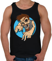 printfashion Művész fej - Férfi atléta - Fekete (35425)