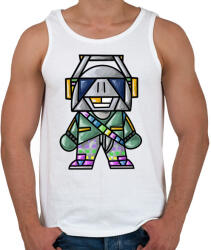 printfashion Dj Yonder - Fortnite - Férfi atléta - Fehér (3995004)