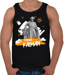 printfashion Könyves Kálmán - Férfi atléta - Fekete (9942175)