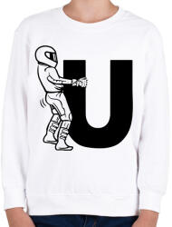 printfashion Fuck U - Gyerek pulóver - Fehér (12571476)