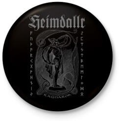 printfashion Heimdallr - Kitűző, hűtőmágnes - Fekete (3094151)