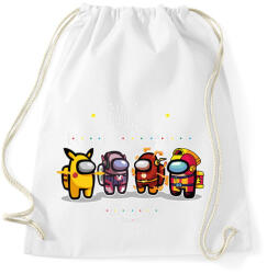 printfashion Among us Elite crewmates set - Sportzsák, Tornazsák - Fehér (4205050)