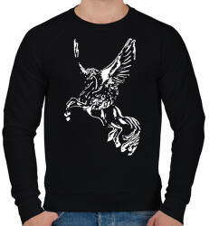 printfashion pegazus - Férfi pulóver - Fekete (5728808)