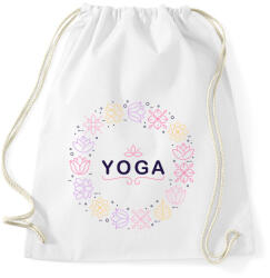 printfashion Yoga - Sportzsák, Tornazsák - Fehér (6346531)