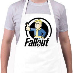 printfashion Fallout Vault boy - Kötény - Fehér (16369767)
