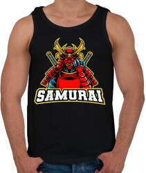 printfashion Szamuráj - Férfi atléta - Fekete (13744215)