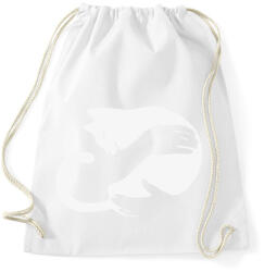 printfashion Cica ölelés - Sportzsák, Tornazsák - Fehér (4176806)