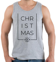 printfashion Modern karácsony 2018 - Férfi atléta - Sport szürke (1090657)