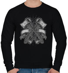 printfashion Balták - Férfi pulóver - Fekete (807909)