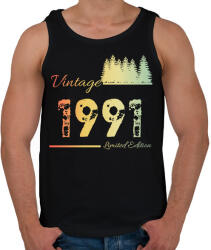printfashion 1991 - Férfi atléta - Fekete (12619528)