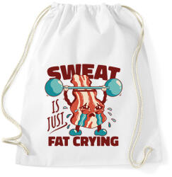 printfashion Gyúró bacon - Sportzsák, Tornazsák - Fehér (13273339)