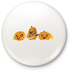 printfashion Tökök - Kitűző, hűtőmágnes - Fehér (3081988)
