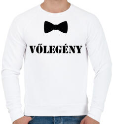 printfashion Vőlegény - Férfi pulóver - Fehér (5462310)