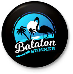 printfashion Balaton summer - Kitűző, hűtőmágnes - Fekete (3103478)