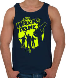 printfashion The Walking Drunk - Férfi atléta - Sötétkék (951419)