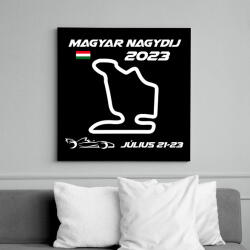 printfashion Magyar Nagydij 01 - Vászonkép - Fekete (13213410)