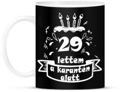 printfashion 29 lettem - Bögre - Fekete (2498318)