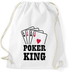 printfashion Póker király - Sportzsák, Tornazsák - Fehér (1304209)