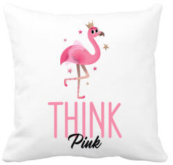 printfashion thinkpink - Párnahuzat, Díszpárnahuzat - Fehér (11524311)