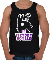 printfashion Victory Royale - Férfi atléta - Fekete (975252)