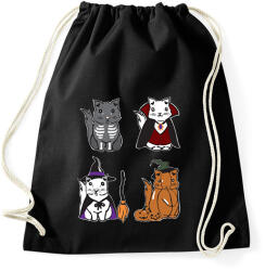 printfashion halloween cicák - Sportzsák, Tornazsák - Fekete (14537068)