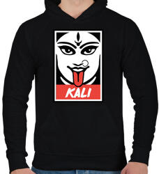 printfashion Kali - Férfi kapucnis pulóver - Fekete (7635190)