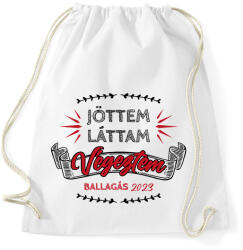 printfashion Végeztem - Dátummal - Sportzsák, Tornazsák - Fehér (13565043)