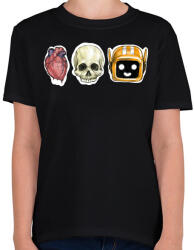 printfashion Love Death + Robots - Gyerek póló - Fekete (7163718)