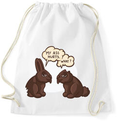 printfashion Csokinyuszik - Sportzsák, Tornazsák - Fehér (5070291)