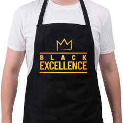 printfashion Black excellence - Kötény - Fekete (4933003)